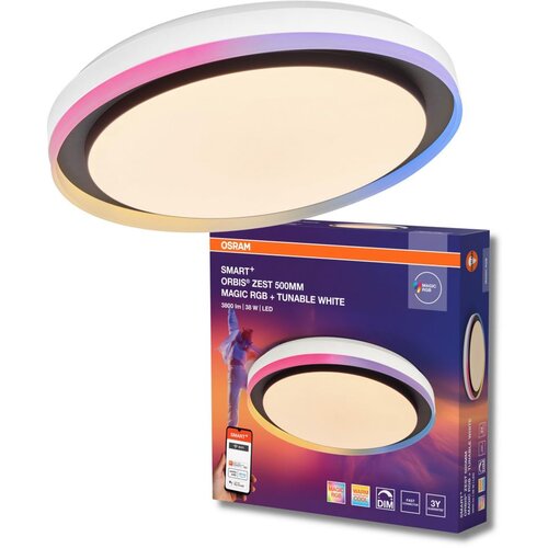 Osram LED RGBW prigu&amp;scaron;iva plafonska svetiljka SMART+ MAGIC LED/38W/230V Wi-Fi Slike