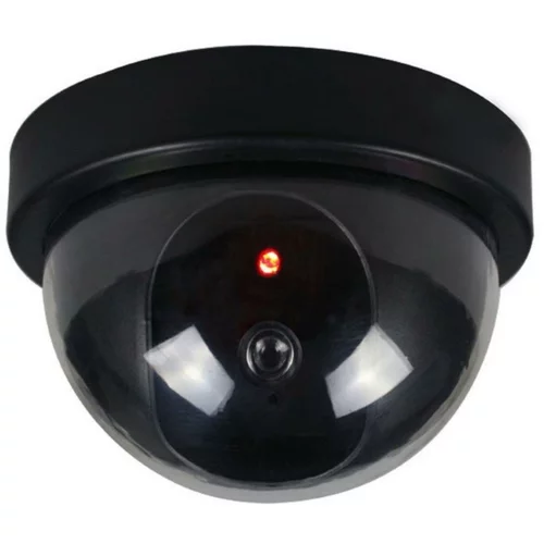 RIFF RF-SC1 CCTV Zunanja hišna varnostna lažna kamera z utripajočo rdečo lučjo 2x AA baterija Črna, (21154974)