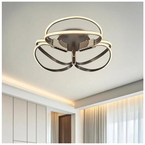 Opviq luster Platin 5724-1, LED 76 W, sivi Slike