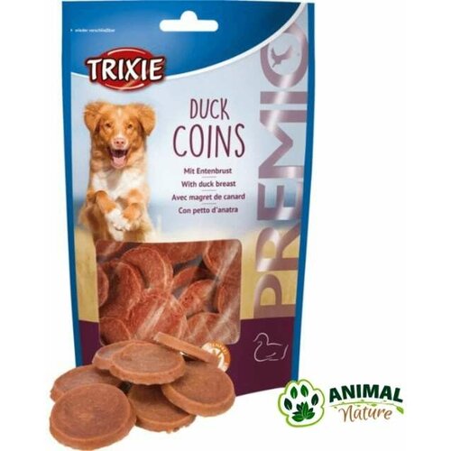 Trixie pačeći novčići poslastice za pse od 86% pačetine Slike
