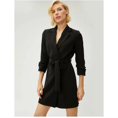 Koton Jacket Dress Double-breasted Buttoned Belted