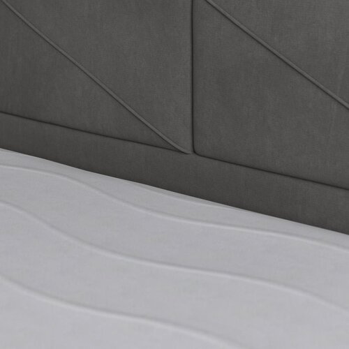 MID.YOU postelja boxspring 180 cm x 200 cm , kovina, umetna masa, tekstil, karton, leseni material antracit Slike