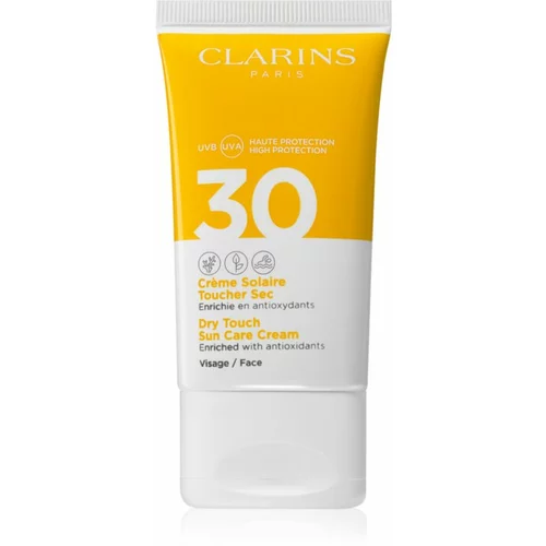 Clarins Dry Touch Sun Care Cream krema za sunčanje za lice SPF 30 50 ml