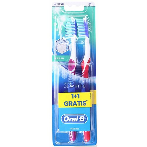 Oral-b advantage 3D white fresh 40 medium 1+1 četkica za zube Slike