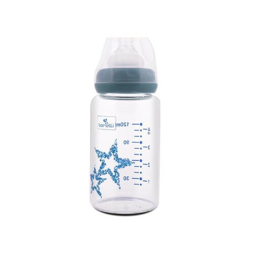 Lorelli staklena flasica sa anti-colic -dodatkom 120 ml - blue ( 10200870004 ) Slike