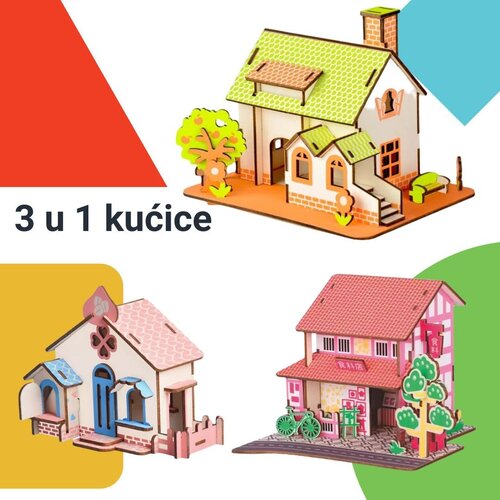 CarolijaShop 3 u 1 slagalice kućice Cene