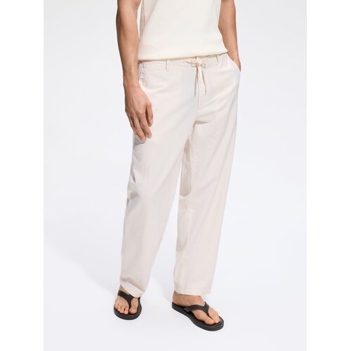 Reserved MEN`S TROUSERS - krem Cijene