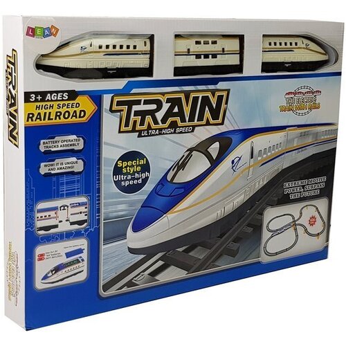 Lean Toys Baterijski vlak 626 cm Tracks Bridge Slike