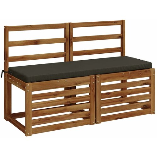  Jastučići za klupe - 2 dijela SOEST 2 kom. 100% poliester - Antracit 120 x 40 x 5 cm Melange Cene