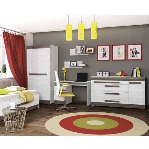 Zidna polica SARPA 23x92 cm bela Slike