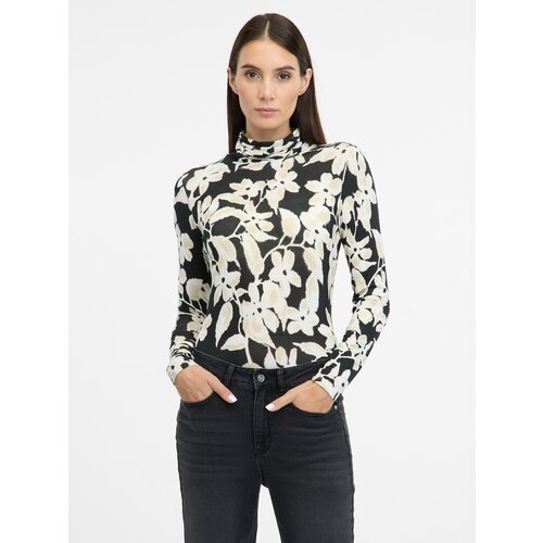 Orsay Black women's patterned turtleneck - Women's Cijene