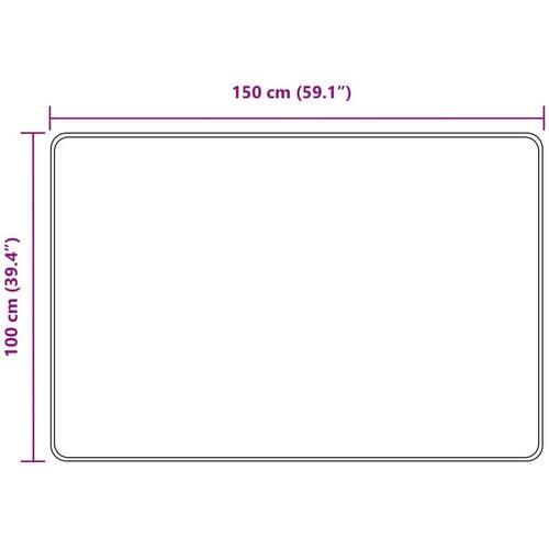  za tepih MARSA Sivi 100 x 150 cm Poliester i PVC Slike