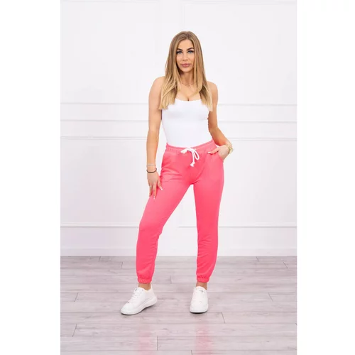 Kesi Cotton pants pink neon