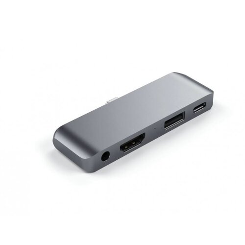 Satechi ST-TCMPHM Aluminium Type-C Mobile Pro Hub, HDMI 4k, 1x Jack 3mm, 1x USB-A, 1x USB-C, srebrn Cene