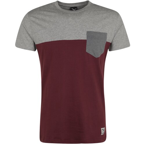 Iriedaily Majica pegasto siva / merlot Cene