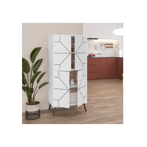 Hanah home komoda Dune 62,6x136x35,6cm bijela Slike