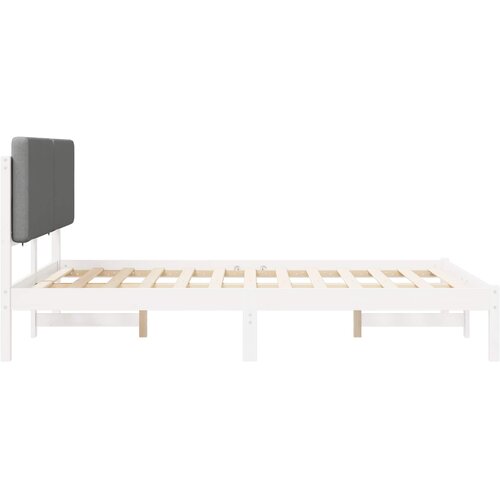  Krevetni okvir s tapiciranim uzglavljem Svijetlo siva Svjetlosiva 205.5 x 155.5 x 84.5 cm Slike