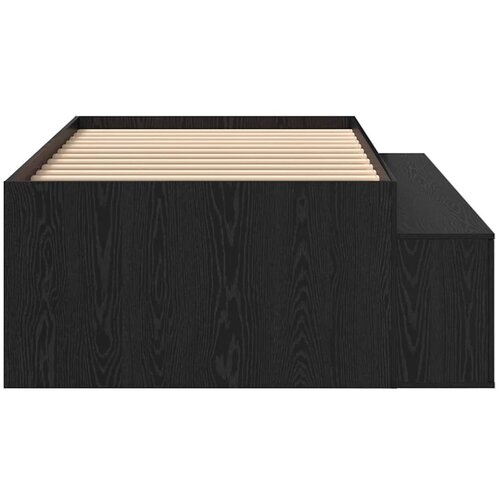  Krevetna konstrukcija Crni hrast 90 x 190 cm Konstruirano drvo Slike
