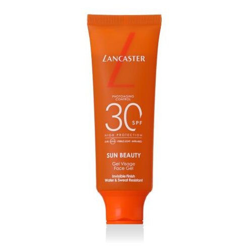 Lancaster Sun Beauty Invisible Face Gel SPF30 vodoodporna za&amp;scaron;čita pred soncem za obraz 50 ml unisex Slike