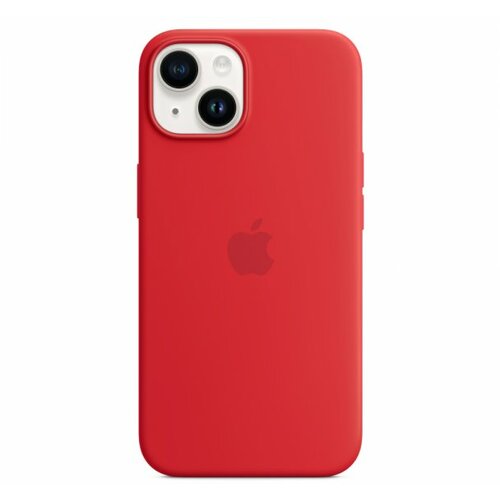 Apple iphone 14 pro silicone case with magsafe red (mptg3zm/a) Cene
