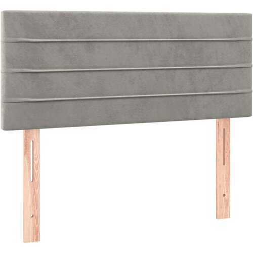Box spring krevet s madracem svjetlosivi 90x190 cm bar&amp;scaron;unasti Slike