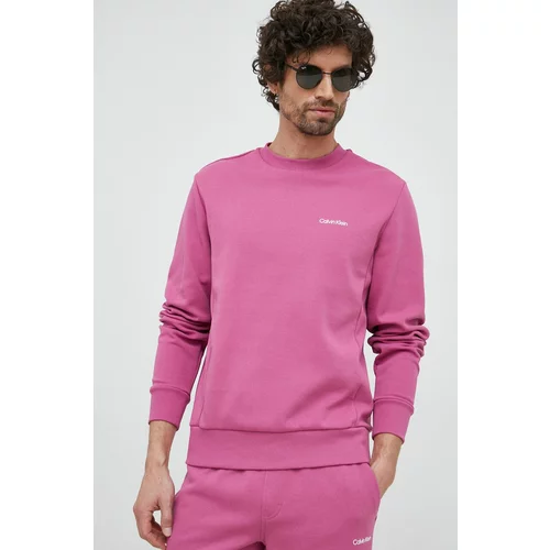 Calvin Klein Bluza moška, vijolična barva