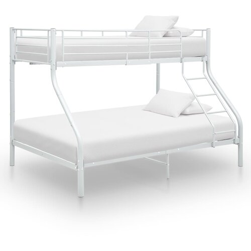 The Living Store Posteljni okvir pograd bel kovinski 140x200/90x200 cm - Pograd, (21523775) Slike