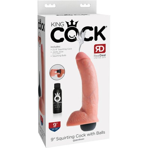 Pipedream Dildo Squirting With Balls Light 9'' Cene