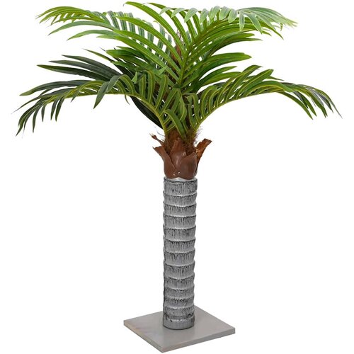  Umjetna palma 6 listova 100 cm zelena Cene