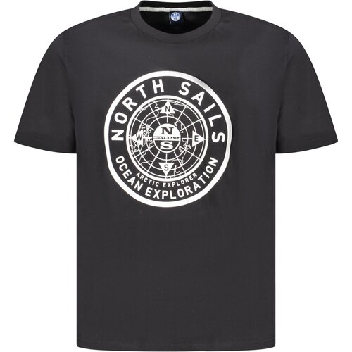 North Sails SHORT SLEEVE T-SHIRT MEN BLACK Slike