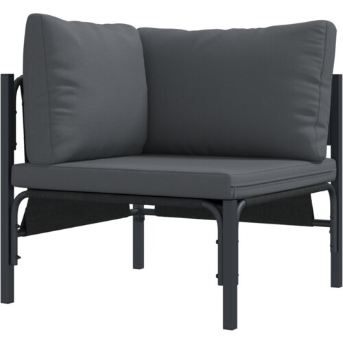 vidaXL Sjedeća garnitura za vrt 11 pcs Antracit Čelik Cijene