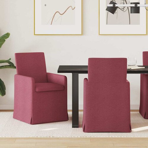  Trpezarijske stolice 2 pcs boja crnog vina 57 x 67 x 95 cm Cene