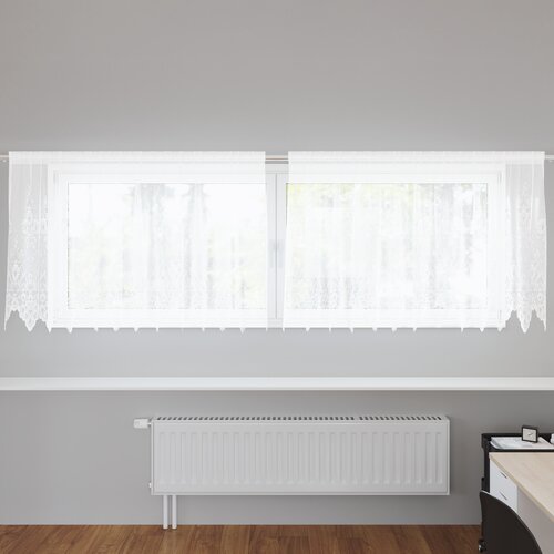 vidaXL Zavjese sa zavjesama Bijelo 300 x 80 cm Poliester Cene