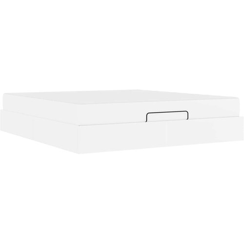  Okvir kreveta s madracem Ostalo 2 kom. Bijelo PVC Bijela 180 x 200 cm Slike