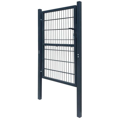 vidaXL 2D vrata za ogradu (jednostruka) antracit siva 106 x 230 cm Cijene