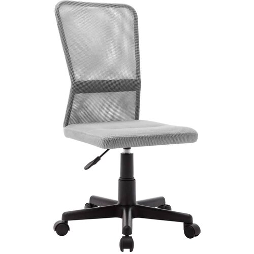  Uredska stolica siva 44 x 52 x 100 cm od mrežaste tkanine Cijene