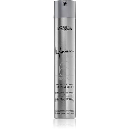 L&amp;acute;Or&amp;eacute;al Paris Infinium Pure hipoalergenski lak za lase z ekstra močnim utrjevanjem brez di&amp;scaron;av 500 ml Slike