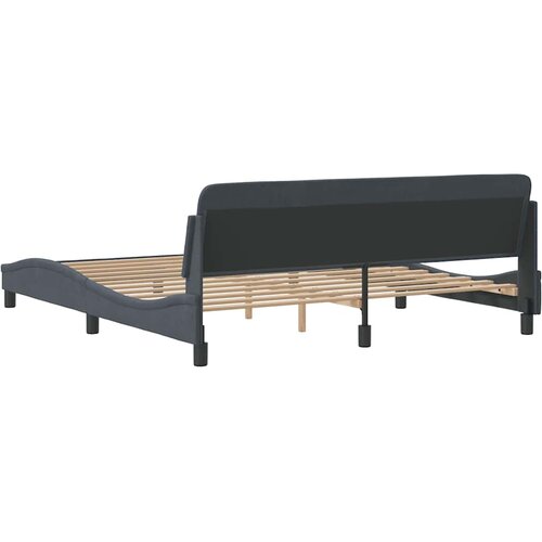  Okvir za krevet Dover tamnosivi 180x200 cm bar&amp;scaron;unasti Slike
