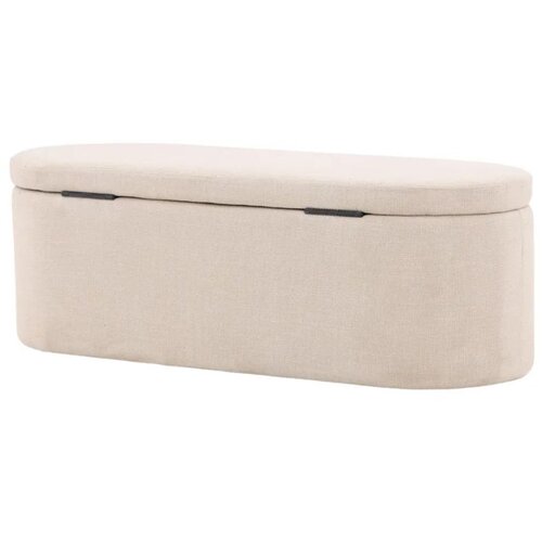 Venture Home tabure s prostorom za pohranu Potenza 130 &amp;times; 47 &amp;times; 50 cm, bjelkasta Slike