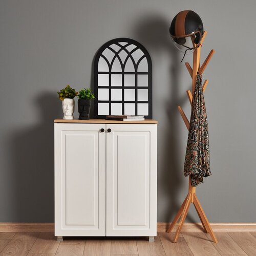 Hanah home Cipelarnik Tuvalle 035, Dvoje vrata, 80x95x37 cm, Beli Cene