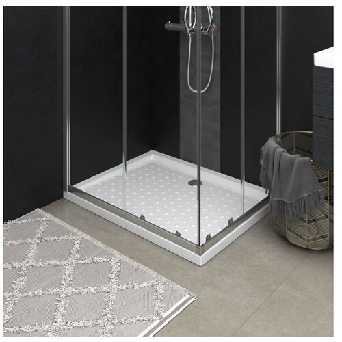  Tuš kad s pikami bela 90x70x4 cm ABS Cene