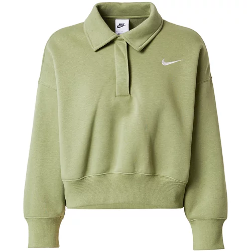 Nike Sportswear Sweater majica jabuka / bijela