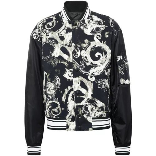 Versace Jeans Couture Prijelazna jakna crna / prljavo bijela