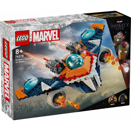 Lego SUPER HEROES Rocketov Warbird proti Ronanu 76278