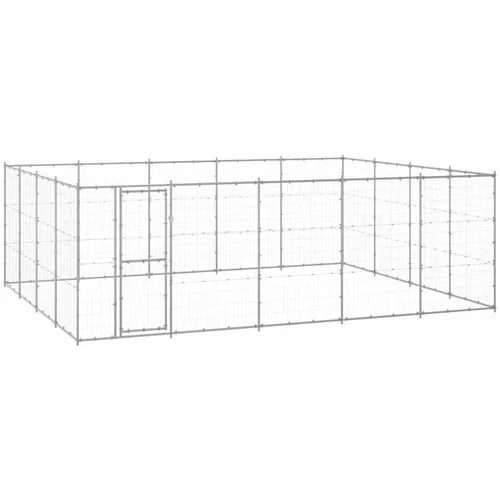  vanjski kavez za pse od pocinčanog čelika 24 2 m²