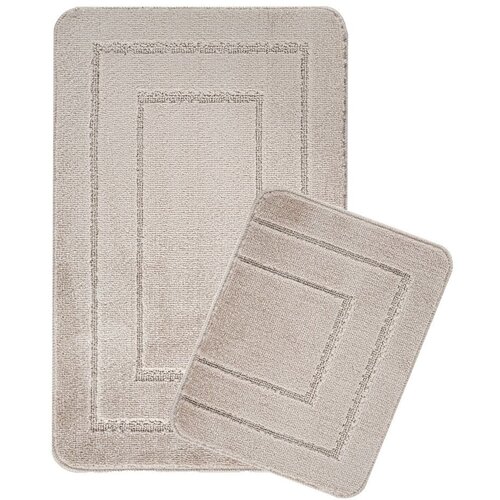 Foutastic Svjetlo smeđe kupaonske prostirke u setu 2 kom 50x80 cm Cerceve &amp;ndash; Slike