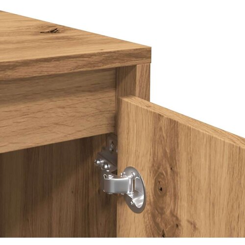 VidaXL Komoda boja hrasta artisan 102 x 33 x 75 cm konstruirano drvo Slike