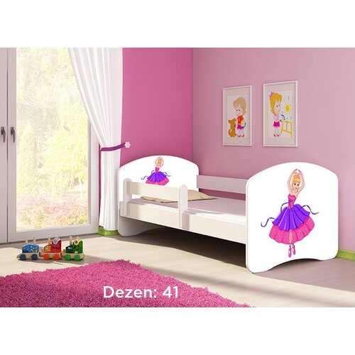 ACMA dečiji krevet ii 140x70 + dušek 6 cm WHITE41 Cene
