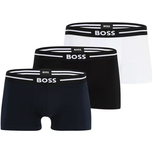 Boss Bokserice tamno plava / crna / bijela