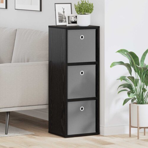  Kreveta s ladicama Crni hrast 30,5 x 27 x 84,5 cm Cene